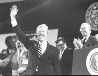 <span itemprop="name">President Jimmy Carter waving to delegates from...</span>