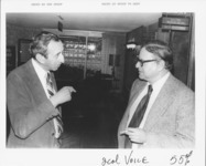 <span itemprop="name">Harry Frisch (right), president of the Albany...</span>
