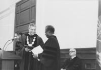 <span itemprop="name">James Baldwin (right), author, receiving an award...</span>