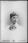 A portrait of Harriet S. Vos Burgh, New York State...