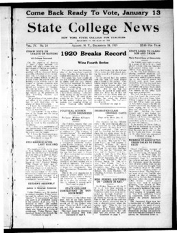 <span itemprop="name">State College News, Volume 4, Number 14</span>