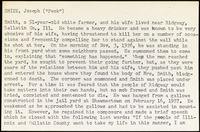 <span itemprop="name">Summary of the execution of Joe Smith</span>