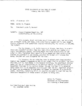 <span itemprop="name">Campus Progress Report No. 185, Letter from Walter M. Tisdale to President Louis T. Benezet</span>