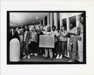 <span itemprop="name">Page 186 A-Top: Political Activism returned in the 1980s, including protests to encourage the State University of New York to adopt a policy of divestment of holdings in companies doing business in South Africa until apartheid was eradicated.</span>