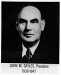 <span itemprop="name">A portrait of John M. Sayles, Pd.B., Acting...</span>