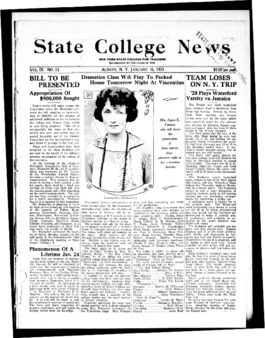 <span itemprop="name">State College News, Volume 9, Number 13</span>