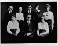 <span itemprop="name">A group portrait of the State College News Board,...</span>