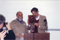 <span itemprop="name">John Funiciello is presented with an award at the...</span>