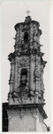 <span itemprop="name">A church tower with a cross at the top of it....</span>
