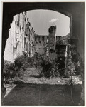 <span itemprop="name">Ruins of a structure with bushes viewed from under...</span>
