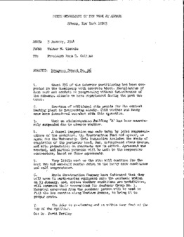 <span itemprop="name">Campus Progress Report No. 26, Letter from Walter M. Tisdale to President Evan R. Collins</span>