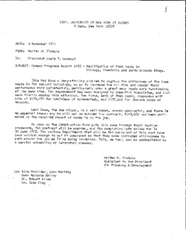 <span itemprop="name">Campus Progress Report No. 183, Letter from Walter M. Tisdale to President Louis T. Benezet</span>