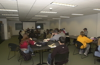 <span itemprop="name">Unidentified students attend class inside the...</span>