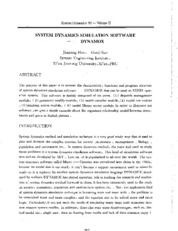 <span itemprop="name">Han, Jiuqiang with Guoji Sun, "System Dynamics Simulation Software--Dynamox"</span>