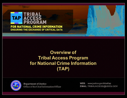 <span itemprop="name">SIP 2017 Overview of Tribal Access Program (TAP) for National Crime Information General Executive Brief</span>