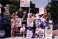 <span itemprop="name">Members of the Teamsters Local 294 give the thumbs...</span>