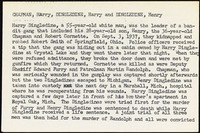 <span itemprop="name">Summary of the execution of Harry Dingledine, Henry Dingledine, Harry Chapman</span>