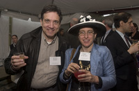 <span itemprop="name">Steven Herbst and Vicki O'Brien pose together at...</span>