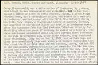 <span itemprop="name">Summary of the execution of Samuel Case, George Goetz, Alexander Olgus</span>