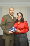 <span itemprop="name">Corporal Andre Williams, class of 2003, presents...</span>