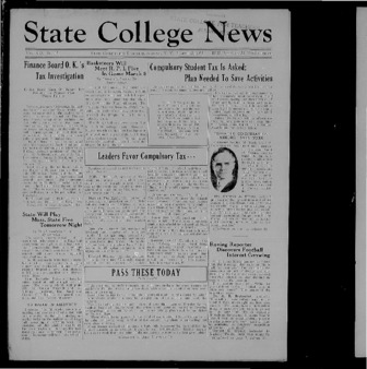 <span itemprop="name">State College News, Volume 19, Number 15</span>