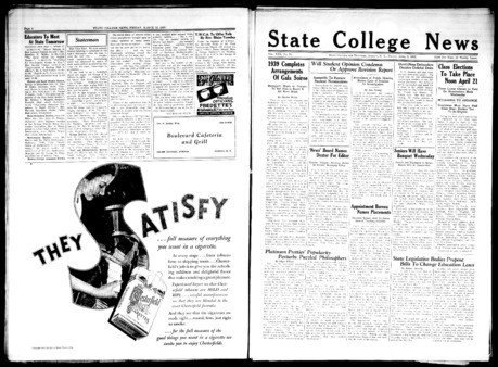 <span itemprop="name">State College News, Volume 21, Number 19</span>