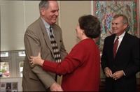 <span itemprop="name">Advancement: 10/27/03 @ 10 AM Pres Office Barry, Bette and LaDuke; Bob Fortune presenting check digital</span>