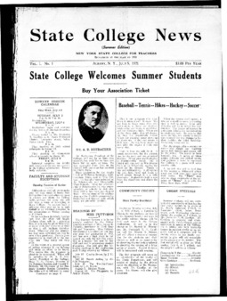<span itemprop="name">State College News, Volume 1, Number 1</span>