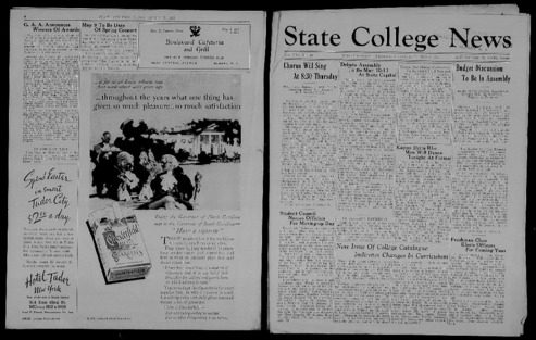 <span itemprop="name">State College News, Volume 19, Number 22</span>