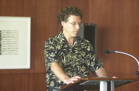 <span itemprop="name">Unidentified person speaks at the Conference of...</span>