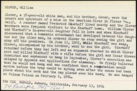 <span itemprop="name">Summary of the execution of William Glover</span>