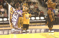 <span itemprop="name">Both of the University at Albany's mascots, Lil' D...</span>