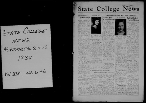 <span itemprop="name">State College News, Volume 19, Number 5</span>