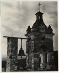 <span itemprop="name">Church tower with a cross on the top and a bell to...</span>