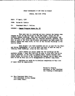 <span itemprop="name">Campus Progress Report No. 86, Letter from Walter M. Tisdale to President Evan R. Collins</span>