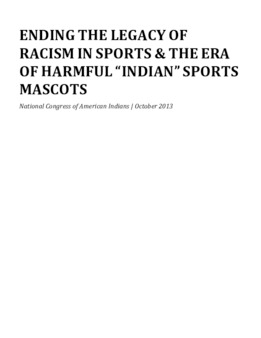 <span itemprop="name">Ending the Legacy of Racism in Sports & the Era Of Harmful “Indian” Sports Mascots Article</span>