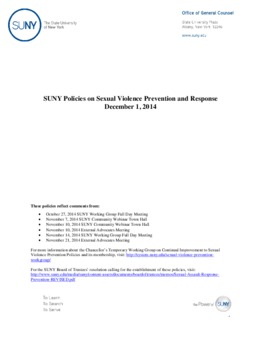 <span itemprop="name">SUNY Policies on Sexual Violence Prevention and Response</span>