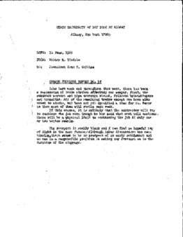 <span itemprop="name">Campus Progress Report No. 57, Letter from Walter M. Tisdale to President Evan R. Collins</span>
