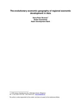 <span itemprop="name">Brunner, Hans-Peter, "The Evolutionary Economic Geography of Regional Economic Development in Asia"</span>