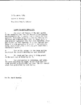 <span itemprop="name">Campus Progress Report No. 22, Letter from Walter M. Tisdale to President Evan R. Collins</span>