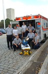 <span itemprop="name">Members of the ambulance service at the University...</span>
