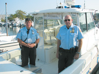 <span itemprop="name">Southold Town Bay Constables Andrew Epple, left,...</span>