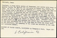 <span itemprop="name">Summary of the execution of James Freeland</span>