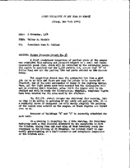 <span itemprop="name">Campus Progress Report No. 54, Letter from Walter M. Tisdale to President Evan R. Collins</span>