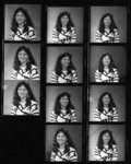 <span itemprop="name">A contact sheet containing portraits of Kate Holt,...</span>