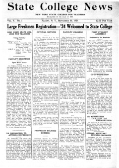 <span itemprop="name">State College News, Volume 5, Number 1</span>