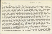 <span itemprop="name">Summary of the execution of Ben Brooks</span>