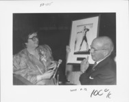 <span itemprop="name">Eugene Link presenting a framed lithograph to...</span>