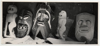 <span itemprop="name">Masks and half-size figures leaning against a...</span>