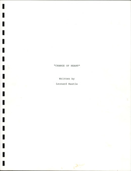 <span itemprop="name">Change of Heart , Typed Screenplay</span>